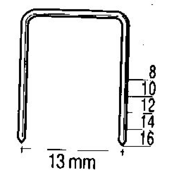 Staples for MET 80 10mm 