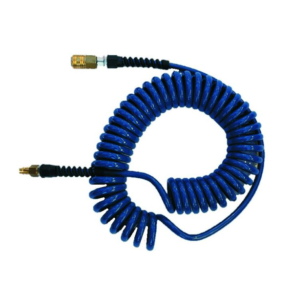 Spiral Air Hose with Coupling 