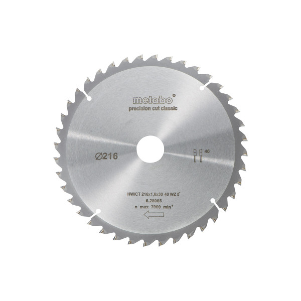 Circular saw blade 216x30x2,4/1,8 
