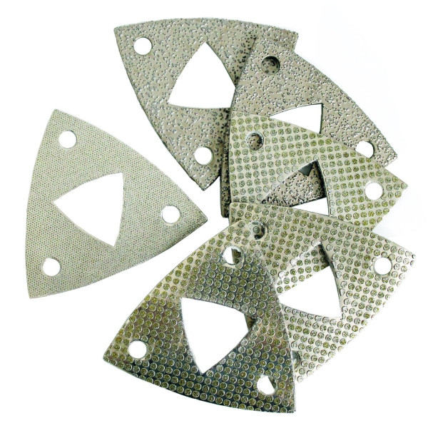 Velcro Diamond Sanding Paper triangle shaped grit 46